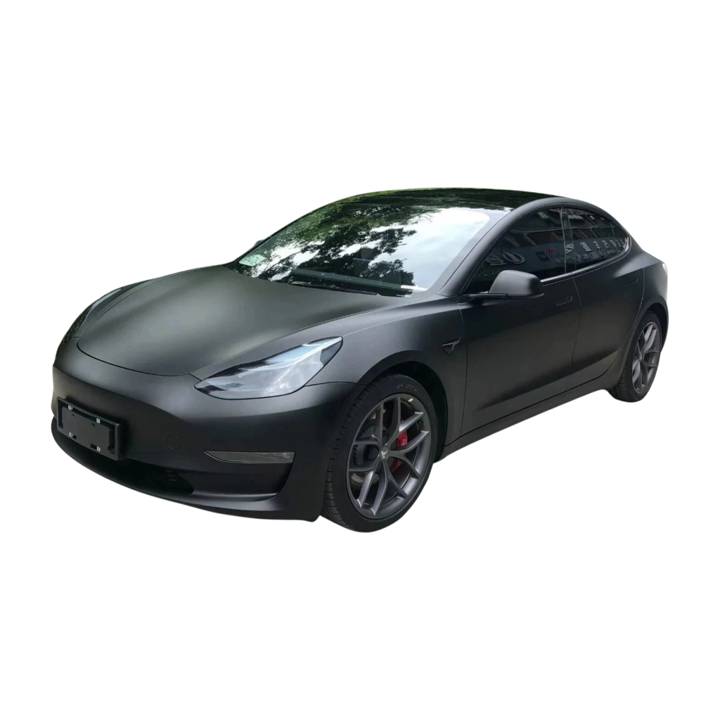 Matt Svart Vinylfilm